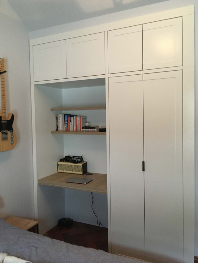 Built-in Desk and Robe Unit
