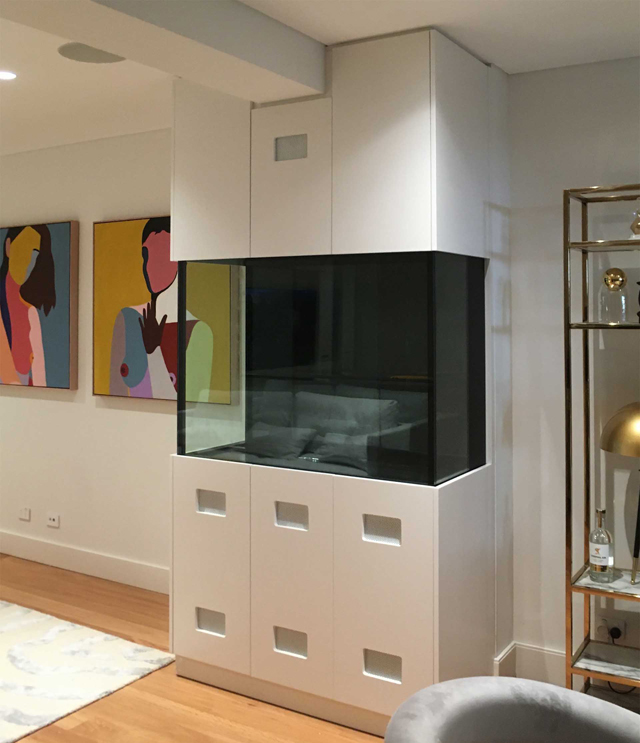 Built-in Timber Storage Unit