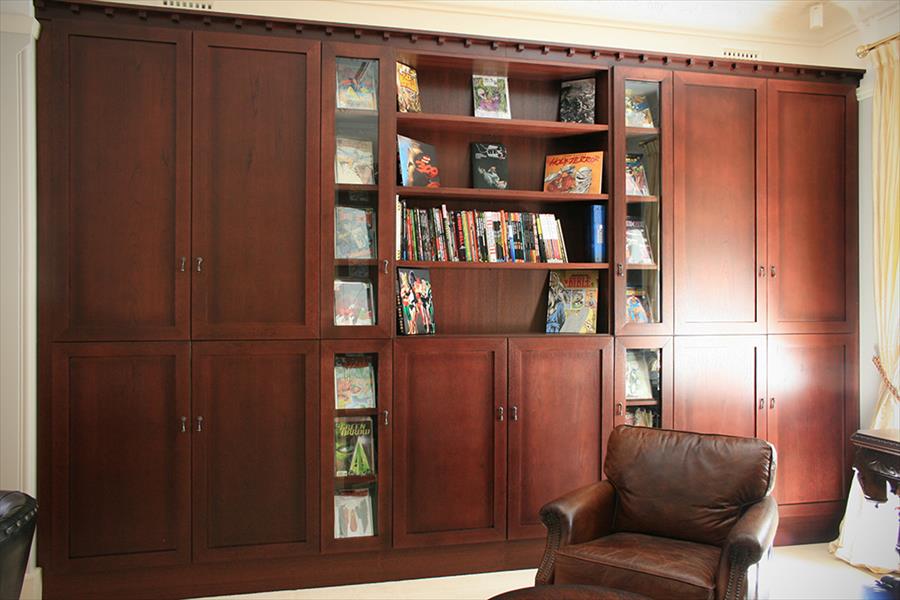 Stained Oak Display Units